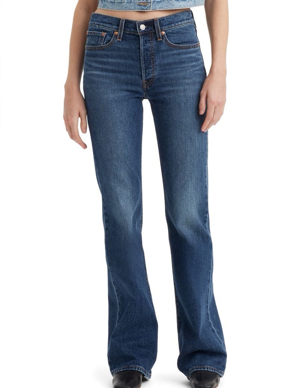 Levi’s Wedgie Bootcut - dark wash 26 x 34